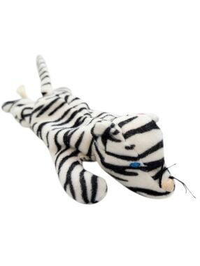 Vintage Mcdonald's 1999 TY Teenie Beanie Babies Blizz the White Tiger Plush